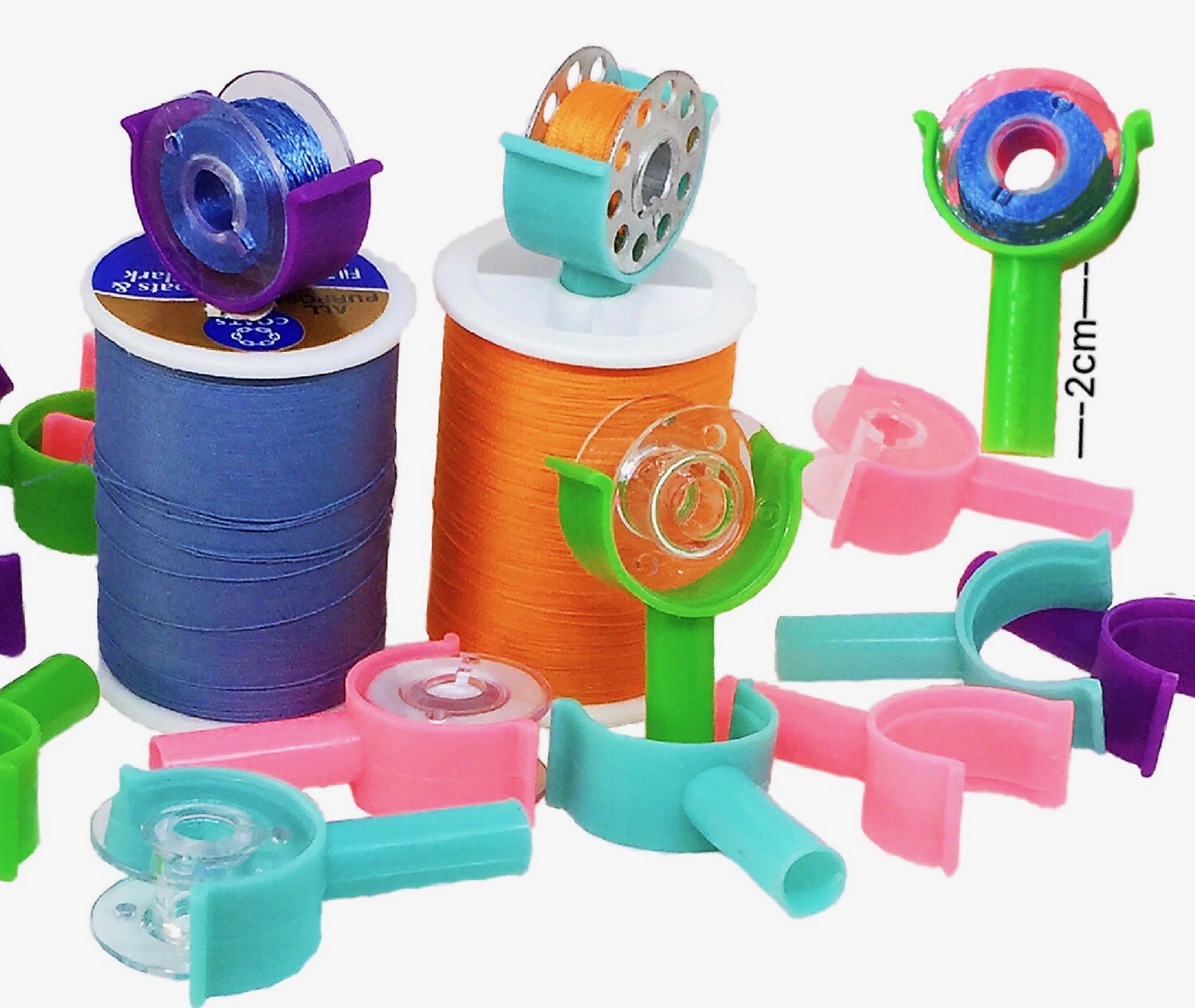 100Pcs 50 50 bobbin Holder Clips For Sewing Machines Thread Organizing 100Pcs 50 50 bobbin Holder Clips For Sewing Machines Thread Organizing