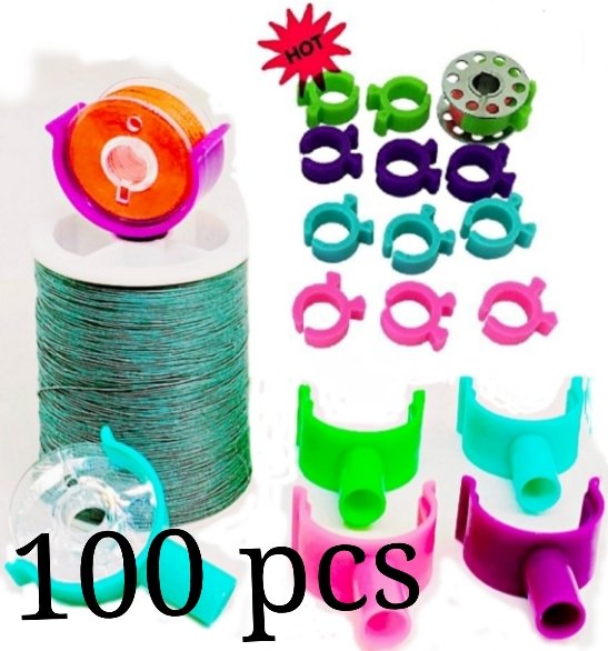 Quilting and Sewing Thread PeavyTailor 14 Pcs Bobbin Holders Clamp Great for Embroidery
